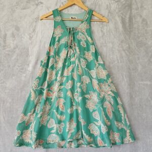 Show Me Your Mumu Dress Womens Size Large Rancho Mirage Lace Up Jadely Paisley